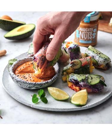 Naughty Nuts Organic Crunchy Peanut Butter | 100% Natural | Vegan | No Palm Oil & Sugar | Perfect Muesli Topping | 500g - Buy Online on GoSupps.com