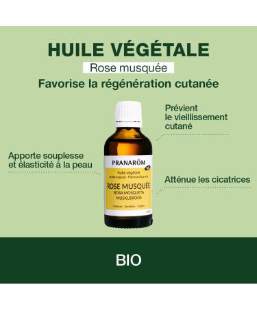 Organic Rose Mosqueta Oil 50ml - Pranar for Muscular Relief | International Shipping - Buy Online on GoSupps.com