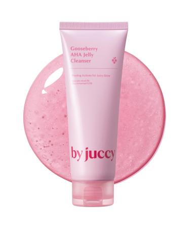 BYJUCCY Gooseberry AHA Jelly Cleanser | Gentle & Hydrating | Low PH | Glycolic Acid Indian Gooseberry Sea Buckthorn | Exfoliates Dead Skin Cells | Korean Skin Care | By Juicy | 4.05 Fl.oz