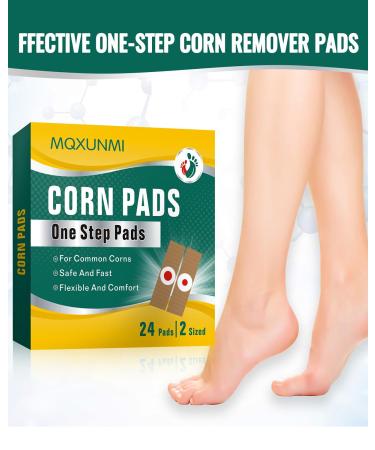 Max Strength Corn Remover Plaster - 24 Pads for Toes & Feet | Large & Small Sizes | Effective Corn Removal - Buy Online on GoSupps.com