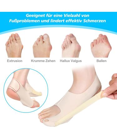 Soarfly Hallux Valgus Correction | Adjustable Bandage & Non-Slip Heel Strap for Pain Relief Day & Night Support for Foot Problems - Buy Online on GoSupps.com