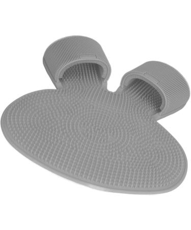 Buy Foot Exfoliating Mat - Flexible Durable Silicone Shower Foot Cleaner for Women - Grey | International Shipping Available - Buy Online on GoSupps.com