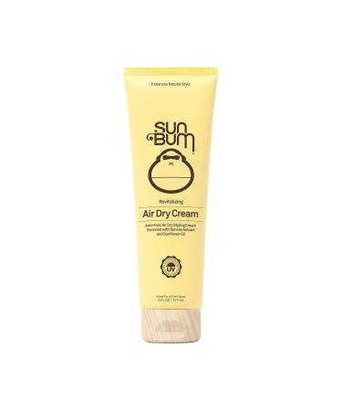 Sun Bum Sea Salt Spray and Air Dry Cream Bundle | Texturizing and Volumizing 6 FL OZ Sea Salt Spray With UV Protection | 6 oz Anti Frizz Air Dry Styling Cream - Buy Online on GoSupps.com
