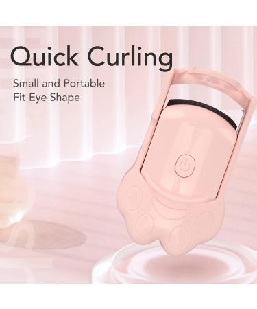 Rechargeable Heated Eyelash Curler - USB 2 Temperature Modes Long Lasting Electric Beauty Tool for Flawless Lashes - Buy Online on GoSupps.com