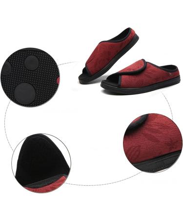 Men's Adjustable Extra Wide Diabetic Shoes for Swollen Feet - Grey - Buy Online on GoSupps.com