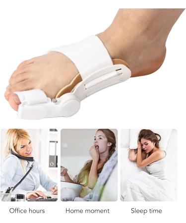 Adjustable Big Toe Corrector for Women and Men - Lightweight Bunion Corrector - Hook and Loop Design for Home, Sleep, and Office - Buy Online on GoSupps.com