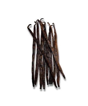 Ugandan Extract Grade-B Vanilla Beans For Extract Making By Count (100 Beans (Pack of 1))