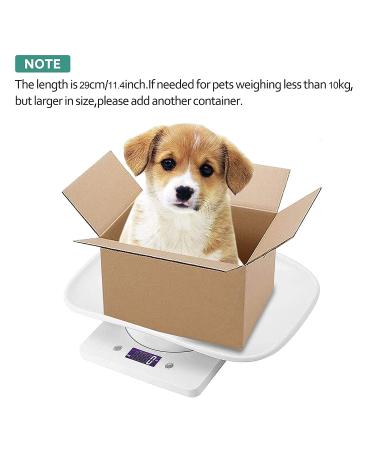 Mini Digital Pet Scale - LCD Electronic Scale for Small Dogs, Cats & Pet Food Measurement - Buy Online on GoSupps.com