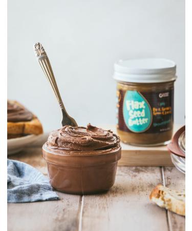 O3 Superfoods Stone Ground Flaxseed Butter | Nut-Free, Sugar-Free, Vegan, Plant-Based, Gluten-Free | High Protein, Fiber, Omega 3 | 8 Oz Jar - Buy Online on GoSupps.com