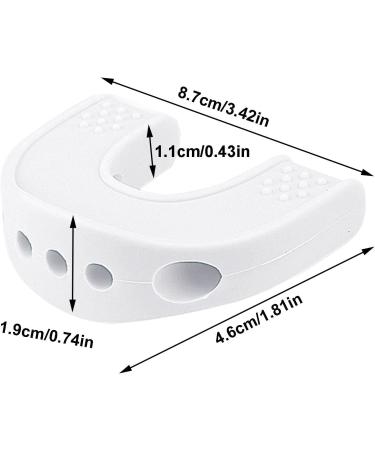 Jaw Exerciser for Men | U-Shaped Jawline Trainer Double Chin Reducer - Jaw Sculpting Tool Jawline Shaper with Storage Box for Women Men White - Buy Online on GoSupps.com