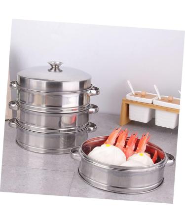 Alipis 1 Set Steamer Stainless Steel Cookware Dumpling Stainless Steel Steam Basket Vegetable Accessories - Buy Online on GoSupps.com