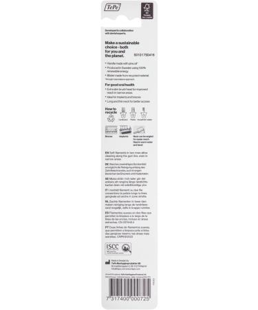 TePe Implant & Jaw-Friendly Toothbrush Pack of 3 - Ideal for Sensitive Teeth | International Shipping - Buy Online on GoSupps.com