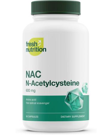 NAC Supplement - N Acetyl Cysteine - Strongest 600mg DNA Verified Per Day - Nacetyl Cysteine Amino Acids Anti Aging  Glutathione  Oxidative Stress  Detox - Pure NAC Powder in 90 capsules - Vegan Safe - Buy Online on GoSupps.com