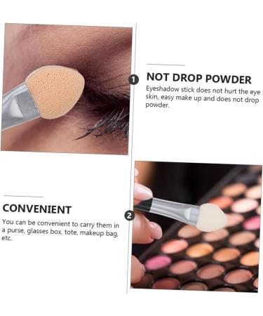 VINTORKY 40pcs Latex Eye Shadow Stick Double- Ended Eyeshadow Brush Eye Makeup Applicator Sponge Plastic - Buy Online on GoSupps.com