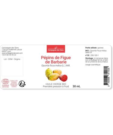 Prickly Pear Seeds from Morocco - Organic Virgin Vegetable Oil - Glass Bottle - First Cold Pressed - 30mL - Buy Online on GoSupps.com