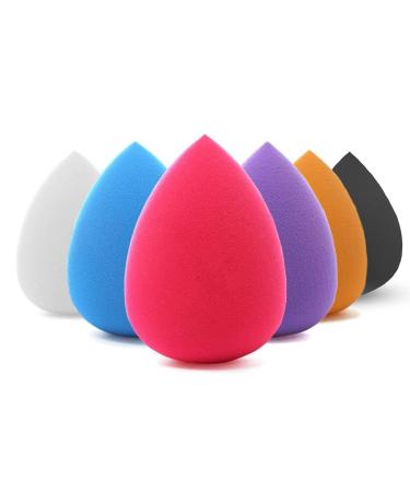 Makeup Sponge Applicators Beauty Foundation Blender Egg Shaped Great for Liquid Creams and Powder Multi Color