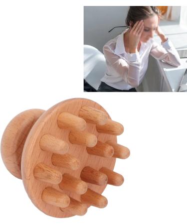 Wood Mushroom Massager - Exquisite Portable Wooden Therapy Device for Head Waist Stomach & Thighs | Durable & Versatile Massage Tool - Buy Online on GoSupps.com