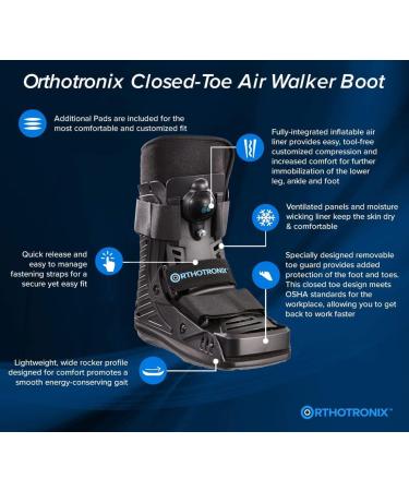 Orthotronix Closed-Toe Short Air Cam Walker Boot - Medium Size | Pack of 1 - Buy Online on GoSupps.com