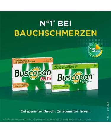 Buy Buscopan Drag es (20 Pieces) | Fast Relief from Stomach Pain & Abdominal Cramps - International Shipping Available - Buy Online on GoSupps.com