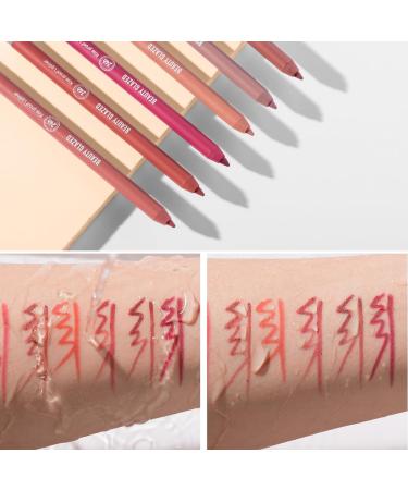 Ultra Fine Waterproof Lip Liner - Long-Lasting Matte Pigmented Pencils in Assorted Colors | Non-Stick & Fade-Resistant | Perfect for Natural Lip Makeup - Buy Online on GoSupps.com