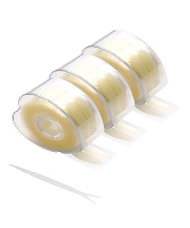 1800pcs Anjoize Eyelid Lift Anjoize Invisible Eyelid Lifter Strips Kit Anjoize Self-Adhesive Invisible Double Eyelid Tape with Tools (Large Heart-Beige) Large Heart-beige