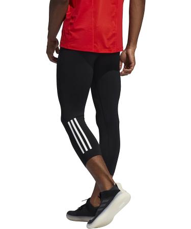 adidas Men's Techfit 3/4 Tight 3-Stripes Black X-Large - Performance Compression Leggings - Buy Online on GoSupps.com