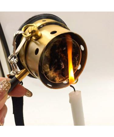 Faruta Moxa Cone Burner - Copper Moxa Stick Holder with Handle for Moxibustion Therapy - Healing Box & Tools for Back Leg Belly Waist - Buy Online on GoSupps.com