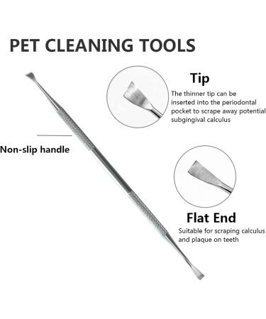 Scaler Scraper | Stainless Steel Dog Hygiene Tool | Hygiene Kit for Labrador Terriers Australian Shepherd Sheep Dog - Buy Online on GoSupps.com