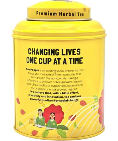 Tea People Organic Vanilla Rooibos Loose Tea Caddy 125g - Vanilla Flavor - 125g (Pack of 1) - Buy Online on GoSupps.com