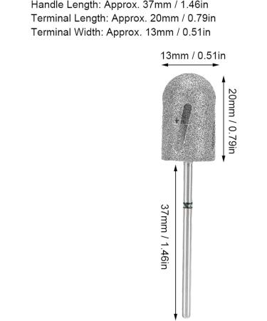 Stainless Steel Foot Nail Drill Bit Pedicure Foot Calluses Sanding Polishing Head (A3) It is Mainly Used for Polishing and Repairing Old and Dead Skin - Buy Online on GoSupps.com