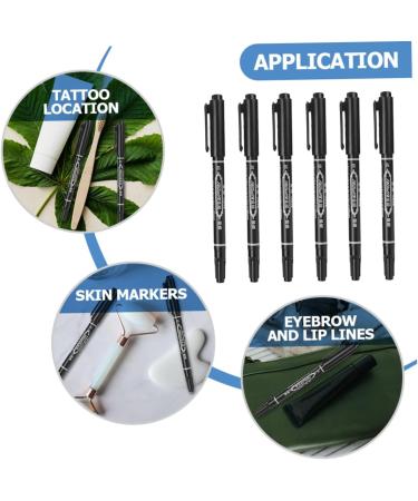 FOMIYES 24 Pcs Eyebrow Pen Marking Pen Surgery Pen Pens Ink Plastic Eyebrow Pencil - Buy Online on GoSupps.com