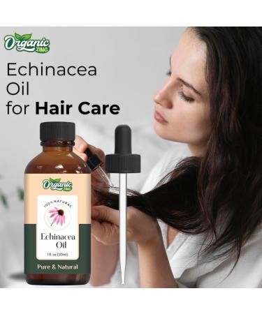 Echinacea Oil - Pure Natural Carrier Oil for Skincare & Hair Care - 30ml | Echinacea angustifolia - Buy Online on GoSupps.com