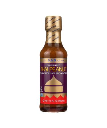 San-J Thai Peanut Sauce, 10-Ounce Bottles (Pack of 6) ( Value Bulk Multi-pack)18