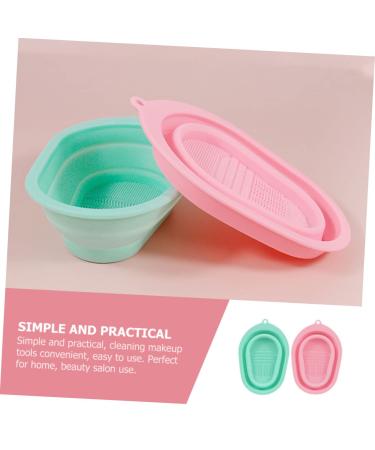 FRCOLOR 6 Pcs Silicone Makeup Brush Cleaning Kit - Portable Dryer Washer & Mat for Durable Cosmetic Care - Buy Online on GoSupps.com