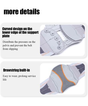 Lumbar Disc Herniation Belt | Back Support & 360 Pulley Traction System for Spinal Stenosis | X-Large Size - Buy Online on GoSupps.com