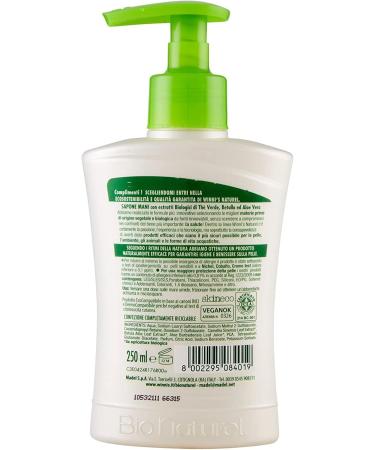  Winni's Winni's Natural Organic Hypoallergenic Hand Soap for Sensitive Skin Gentle Cleansing Cleanser for Skin Dermocompatible Green Tea and Birch Scent - 3 x 250ml Bottles - Buy Online on GoSupps.com
