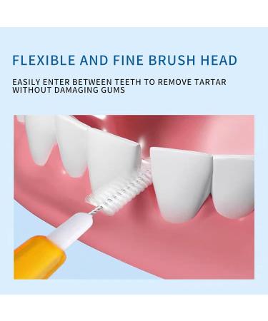 0.6 mm Interdental Brushes - Pink Tooth Cleaner & Floss Head | Retractable Toothpick for Effective Cleaning Between Teeth - 30 Pack - Buy Online on GoSupps.com