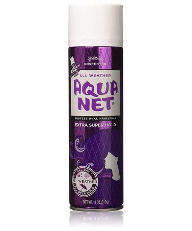 Aqua Net Extra Super Hold Professional Hair Spray Unscented 11 oz (Pack of 9)