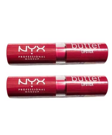 Buy Pack of 2 NYX Butter Lipstick - Fruit Punch BLS02 | Shop Internationally for Best Price - Buy Online on GoSupps.com