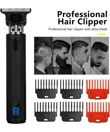 Professional Hair Clippers for Men - Electric Blade LCD Display Oil Head & Carving Razor - International Shipping Available - Buy Online on GoSupps.com