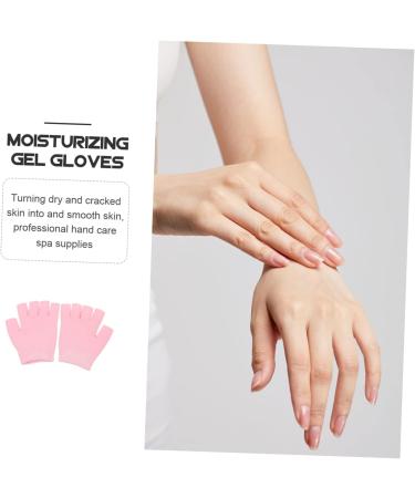 Healeved 1 Pair Gel Moisturizing Gloves Mens Lotion Mens Mittens with Fingers Dappen Dishes for Acrylic Gloves for Men Skin Care Gel Gloves Daily Use Miss Dipping Pink Moisturizing Lotion - Buy Online on GoSupps.com