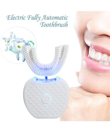 Dedeka Electric Toothbrush for Adults Intelligent Ultrasonic 360 degree full-automatic electric toothbrush 4 Optional Modes USB Rechargeable FDA/IPX7 Black/White - Buy Online on GoSupps.com