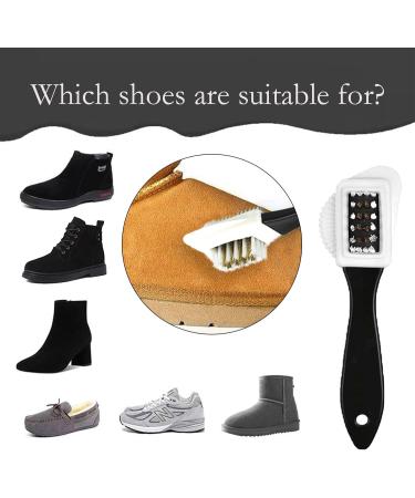 Suede Brush for Boots Nubuck Brush for Suede Leather Comprehensive Cleaning Tool for Shoes Bags and Jackets Removes Dirt and Restores Nap Gentle and Effective - Buy Online on GoSupps.com