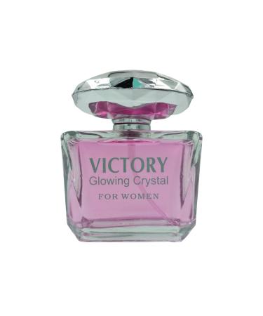 Glowing Crystal Eau De Parfum for Women 3.4 fl oz Natural Spray - Long Lasting Enchanting Fragrance - Natural Sweet Freshness. Ideal for gift on special occasions Birthdays Holidays Anniversary. - Buy Online on GoSupps.com