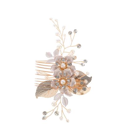 FRCOLOR Hair Comb Fairy Jewellery for Women Flowers Hair Accessories Hair Styling Accessories Bridal Hair Accessories Hemfu Hair Accessories Wedding Hair Clip Formal Hair Accessories For