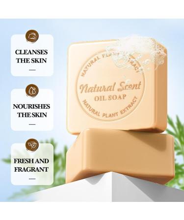 Turmeric Soap Bar Vitamin C Natural Soap Ginger Handmade Soap Moisturising Turmeric Brightening Soap for Body Hand Face Refreshing Cleansing Soap Bars Cleaning Bar Soap for Hyperpigmentation - Buy Online on GoSupps.com