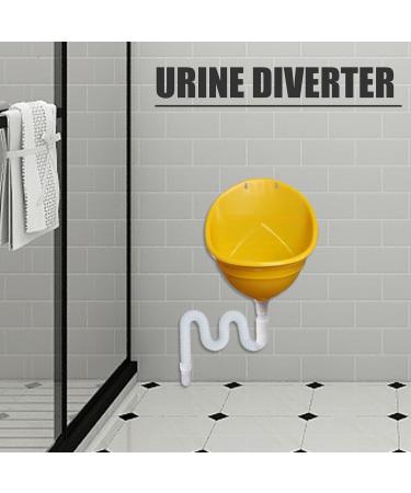 Urine Diverter Toilet - Waterless Urinal for Men | Portable Waterless Urinal for Men Convenient Urinal Diverter Outdoor Toilet Outdoor Camping Urinals for Outdoor Yellow - Buy Online on GoSupps.com