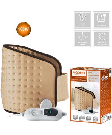 Buy A2zworld 100W Electric Heating Belt for Back Pain Relief | Washable Thermal Cushion with 3 Heat Settings & Auto Shut Off - Buy Online on GoSupps.com