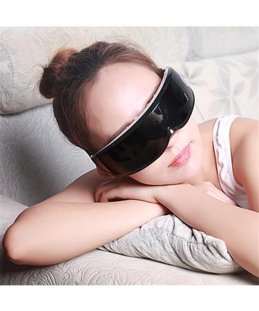 Abhi Electrical Eye Massage Device | 3D Touch Screen Eye Mask with 9 Vibration Modes | Magnetic Induction Dark Circle Treatment - Buy Online on GoSupps.com