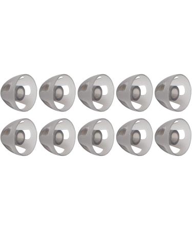 Soft Open Domes for Hearing Aids - 10 Silicone Earplugs Replacement Parts | Black Layer Earplugs - Buy Online on GoSupps.com
